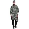 thumbnail image 1 of Atasi Ensemble Kurta-Pyjama Long en Coton pour Hommes, Kurta-Pyjama Décontracté de Designer, Vêtements, 1 of 3