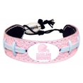 thumbnail image 1 of Cleveland Browns Bracelet Pink Football, 1 of 1