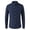 Navy, variant on Ketyyh-chn99 Dress Shirts for Men Regular Fit Fashion Men'S Fashion Spring And Summer Casual Long Sleeved Lapel Solid Color Shirt Shirt Blue,3XL