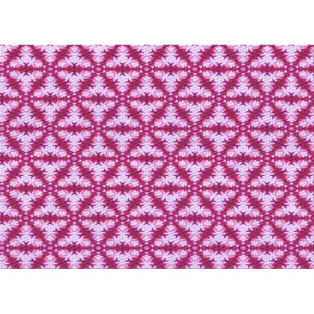 Ahgly Company Tapis Rectangulaire Lavable en Machine Intérieur Transitionnel Rose Profond, 6 Pieds x 9 Pieds