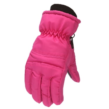 Gants d'Hiver pour Enfants Garçons Filles Mitaines Coupe-Vent pour la Neige Sports de Plein Air Ski