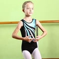 thumbnail image 4 of Kid Girls Gymnastic Leotard Sparkly Shiny Diamond Ballet Dance One Piece Outfit, 4 of 6
