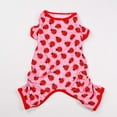 thumbnail image 4 of Fetchwear Dog Clothes: Ladybug Jersey Pajamas, Size XS-XL, 4 of 5