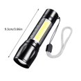 thumbnail image 3 of Dvkptbk Flashlight Led Flashlight 1000 Lumens Super Bright Flashlight Zoomable Rechargeable Flashlight with 3 Modes Powerful Handheld Flashlight Camping Essentials, 3 of 8