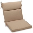 thumbnail image 1 of Blazing Needles Coussin de Chaise d'Extérieur Carré pour Siège/dossier en Polyester Filé de 22 Pouces par 45 Pouces - Grès, 1 of 1
