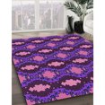 thumbnail image 3 of Ahgly Tapis Rectangulaire Lavable en Machine Intérieur Transitionnel Orchidée Violet, 7 Pieds x 9 Pieds, 3 of 7