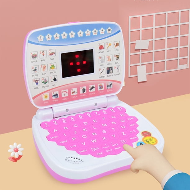 Apprentissage Préscolaire VTech - Ordinateur Portable éducatif Pour Tout- petits 2+ Ans - 20+ Jeux D'apprentissage - Rose Ordinateur Bébé VTech