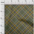 thumbnail image 2 of oneOone Georgette Viscose Fabric Tartan Check Print Fabric BTY 42 Inch Wide, 2 of 4