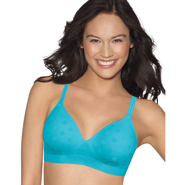 Hanes Womens ComfortFlex Fit Perfect Coverage Wirefree Bra - Best-Seller, L