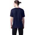 thumbnail image 2 of Hanes ComfortBlend EcoSmart T-Shirt à Col Ras du Cou pour Hommes, TG, Marine, 2 of 3