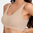 thumbnail image 1 of Seamless Comfort Bras for Solid Color T Shirt Wear with Smooth Back Design Everyday Support Everyday Back Smoothing Full Coverage Wireless bra, 1 of 5