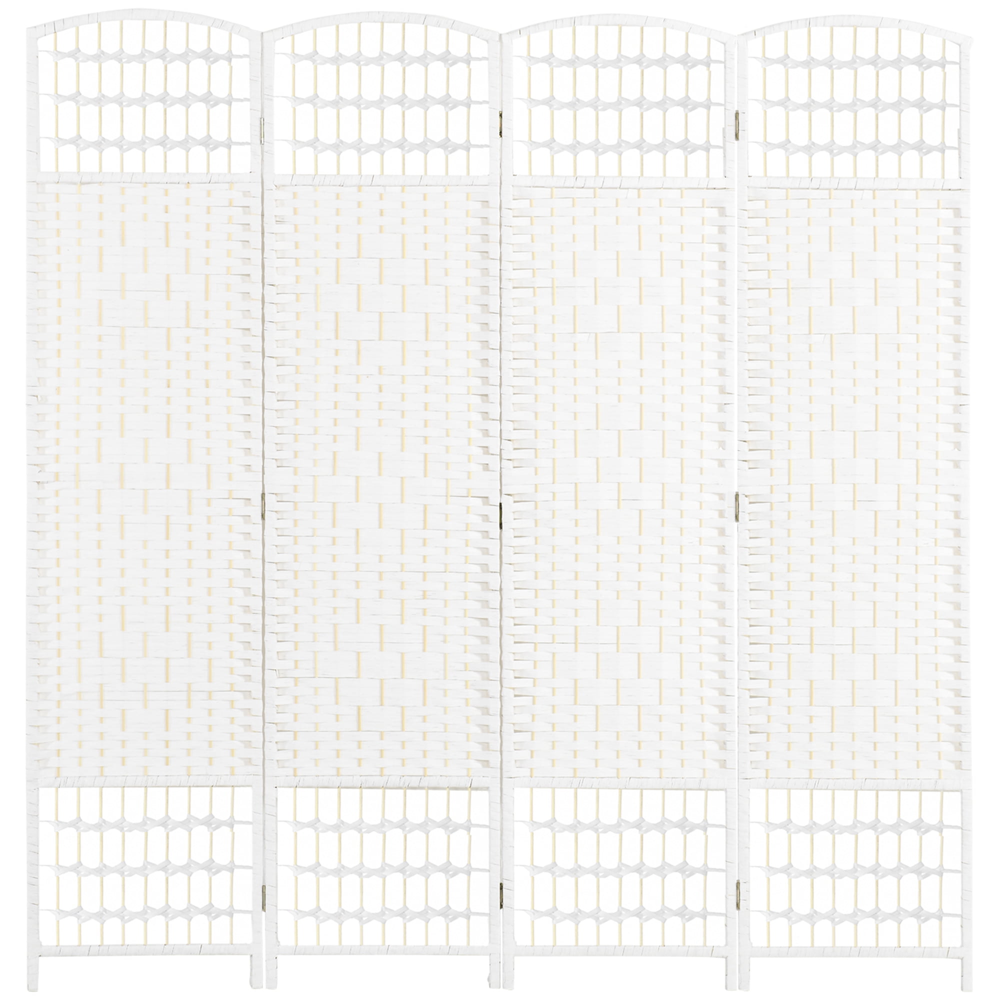 HOMCOM 5.6ft Folding Room Divider, Freestanding Privacy Screen for Bedroom