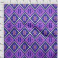 thumbnail image 4 of oneOone Polyester Spandex Violet Fabric Tribal Sewing Craft Projects Fabric Prints By Yard 56 Inch Wide, 4 of 4