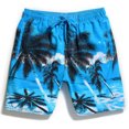thumbnail image 4 of Beach Swimming Shorts Printed Quick-dried Summer Short Pants Beach Shorts Beach Trunks for Men, 4 of 10