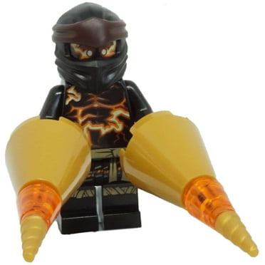 LEGO Ninjago: Cole Minifigurine du Maître de la Montagne avec Armes de Percolation