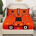 thumbnail image 3 of Erosebridal Bohemian Aztec Sheet Set Twin,Geometric Bedding Sets Twin Size,Tribal Bedroom Decor, 3 of 7