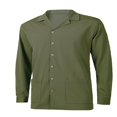 thumbnail image 3 of Casual Button down Tops with Pockets for Men‘s Long Sleeve Shirts, 3 of 8