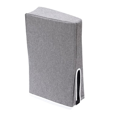 Housse de Protection Anti-Poussière pour Console de Jeu, Housse Anti-Poussière Verticale en Tissu Oxford pour Console de Jeu Noir, Gris