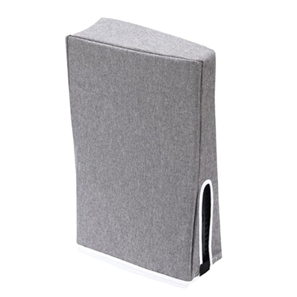 Game Console Dust Cover, Vertical Game Console Dust Protective Cover Oxford Cloth Easy To Use Perfect Fit Scratch Resistant For Game Console Black,Grey