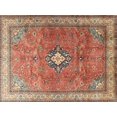 thumbnail image 1 of Ahgly Tapis Rectangulaire Intérieur Traditionnel Rouge Brique Persan, 7 Pieds x 9 Pieds, 1 of 6