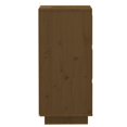 thumbnail image 3 of vidaXL Buffets 2 pcs Brun Miel 32x34x75 cm Pin Massif, 3 of 5