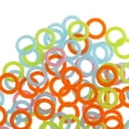 thumbnail image 4 of jifeng 100pcs Plastic DIY Crochet Circle Hook Tool for Handbag Car Seat 1.2cm, 4 of 7