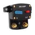 thumbnail image 2 of Audio Fuse Breaker Inverter, Heavy Duty Manual Reset Car Stereo Fuse Holder Wear Resistant Pressure Resistant  For Audio Stereo System 300A, 2 of 8
