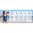 thumbnail image 2 of Charmo Womens V Neck Tummy Control One Piece Swimsuit High Cut Swimwear Ruched Bath Suit, 2 of 6