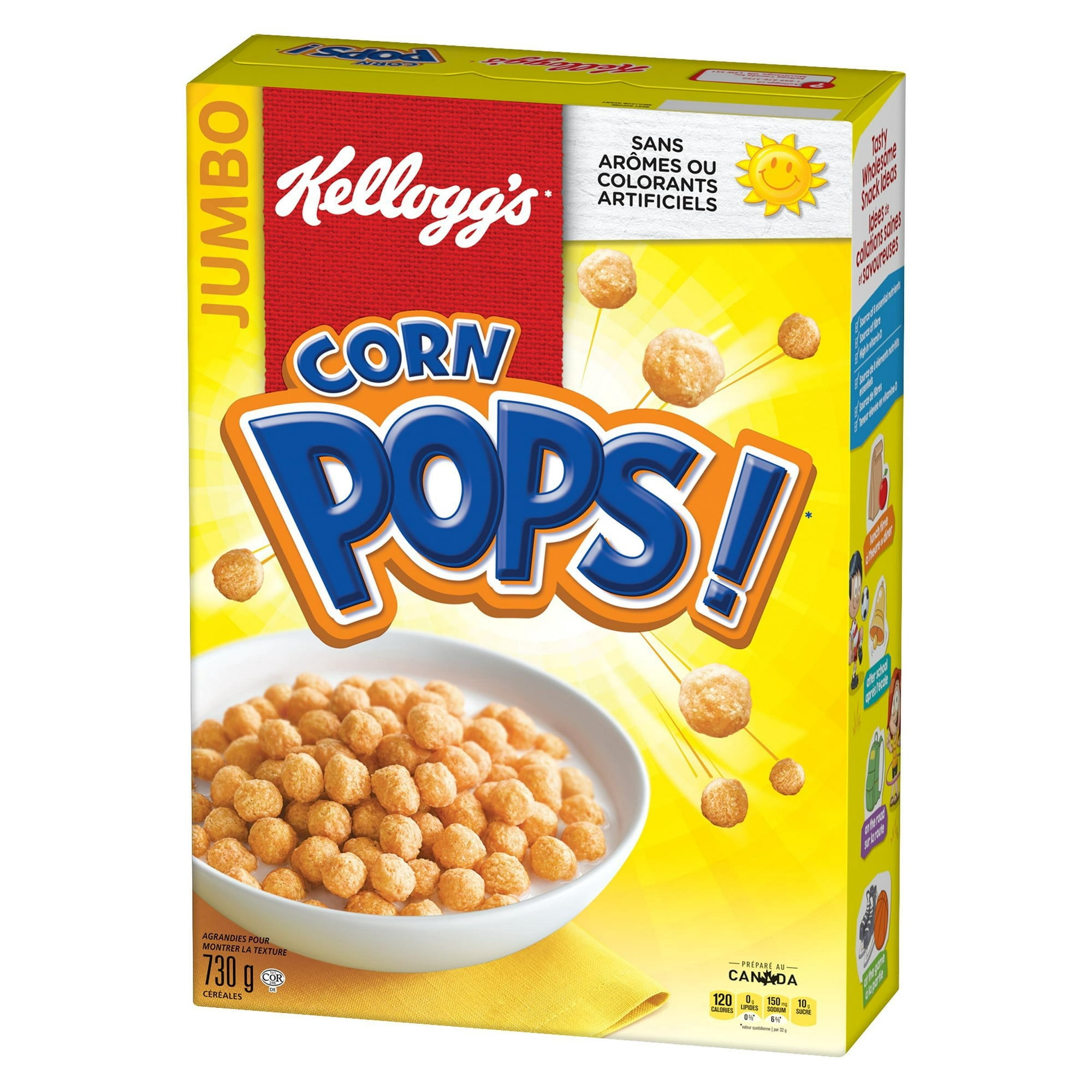 Céréales Kellogg's Corn Pops, format géant, 730 g