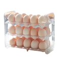 thumbnail image 4 of Porte-œufs pour Réfrigérateur Grande Capacité Distributeur d'Œufs Plateau à Œufs pour Réfrigérateur m Transparent, 4 of 8