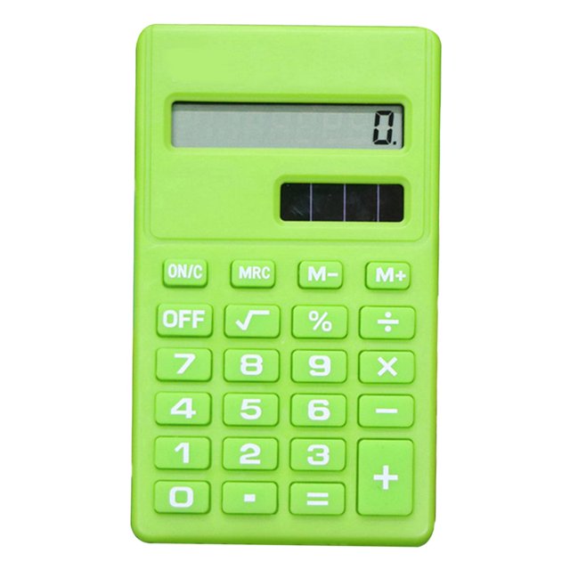 8 Digits Portable Calculator Reliable ABS Pocket Size Handheld Calculator Office Supplies
