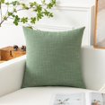 thumbnail image 4 of GHSDFBB Kevin Textile Set of 2 Sage Green Pillow Covers 20x20 Inch Farmhouse Boho Decorative Throw Pillow Covers Linen Cushion Covers for Sofa Couch Décor, 4 of 7