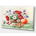 thumbnail image 2 of Bouquet Coloré de Fleurs et de Fruits - Impression sur Toile d'Art Floral, 2 of 3