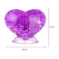 thumbnail image 4 of Pink Heart Shaped Crystal Puzzle Toy Funny Model Gifts For Women Valentines Day Decor, 4 of 6