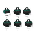 thumbnail image 2 of QualitChoice Tool Bag Woodworking Electrician Bags Storage Box Adjustable Waterproof Large Capacity Maintenance Hardware Tools Kit Black Green/13 inch 1 Pc, 2 of 6