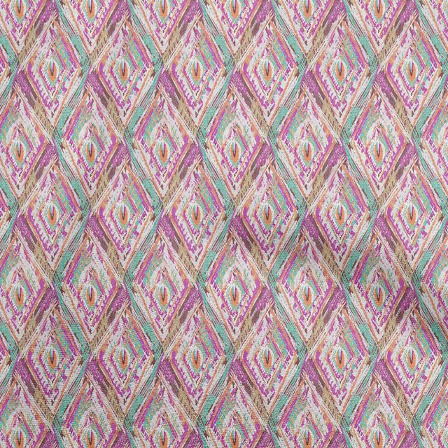 oneOone Velvet Fuschia Pink Fabric Abstract Sewing Craft Projects Fabric Prints By Yard 58 Inch Wide