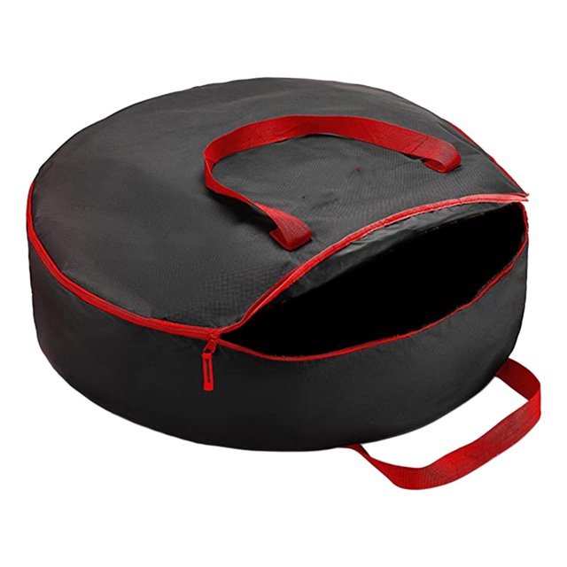 jinwen 201D Container Storage Bag Heavy Duty Cloth Cloth with Handles Rectangle Closure Black-1 60x18cm