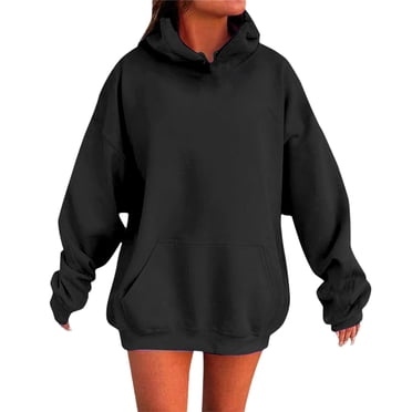 Womens Oversized Hoodies Baggy Sweater Y2k Trendy Fleece Sweatshirt Thick Plus Size Pullover Long Sleeve Winter Fall Outfits Fashion Clothes