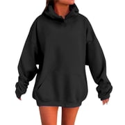 Hoodies for Women Hoodie Oversized Baggy Sweater Fall Y2k Trendy Sweatshirt Thick Plus Size Clothes Pullover