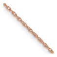 thumbnail image 1 of Diamond2Deal 10K Or Rose.7 mm Câble Cardé Chaîne Collier pour Femmes 20 Pouces, 1 of 6
