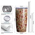 thumbnail image 4 of Gobelet Isolé 20oz, Gobelet de Voyage avec Couvercle, Porte-Gobelet Tasse de Voyage Amicale, Contenant Isotherme en Acier Inoxydable, Gobelet 20 Oz, Tasse à Café Réutilisable Isolée avec Couvercle (Feuille d'Érable d'Automne), 4 of 6