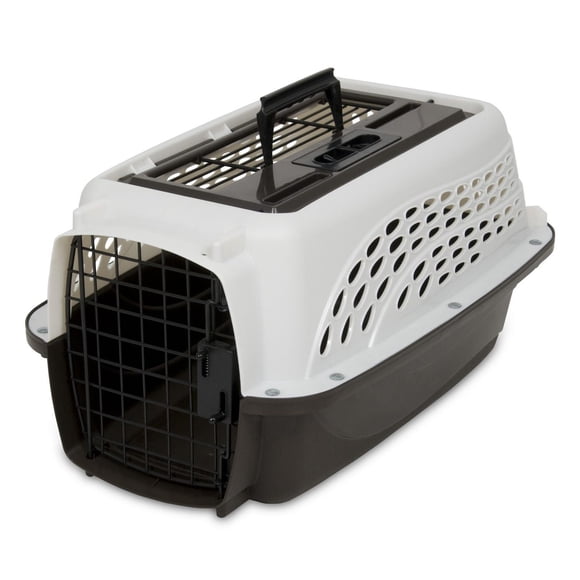 PETMATE 2 DOOR TOP LOAD KENNEL 19" FOR DOGS AND CATS