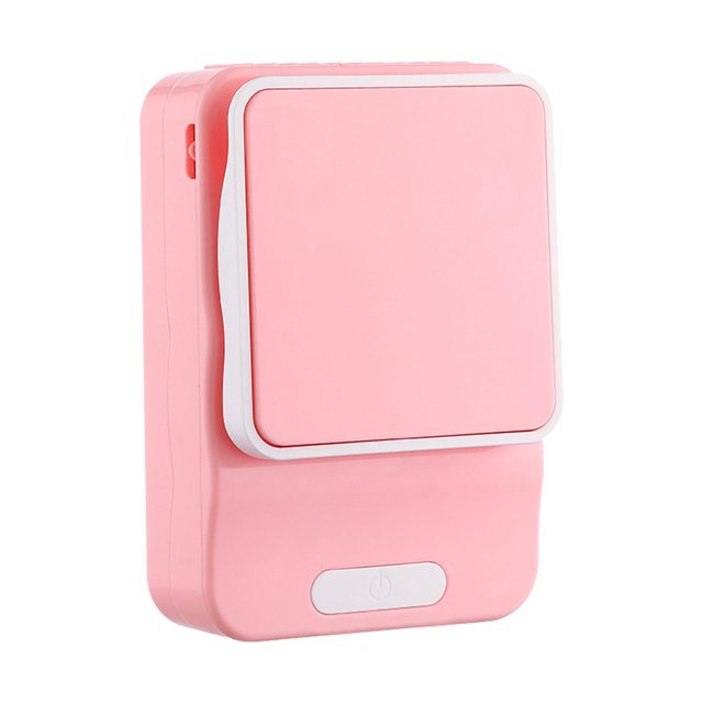 maskred Portable Mini Clip Fan Working Home Personal 60 USB Fan Outdoor Pink Type 2 5Set