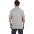 thumbnail image 3 of Hanes TAGLESS Men`s Pocket T-Shirt, L, Light Steel, 3 of 4