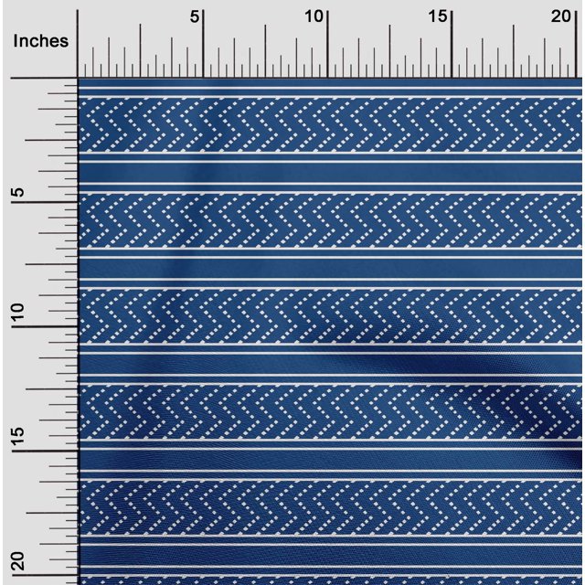 oneOone Cotton Cambric Fabric Chevron Block Fabric Prints By Yard 56 Inch Wide