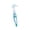 Green, variant on yievot 1Pc Denture Teeth Brush Easy Grip Handle Double Sided Toothbrushes