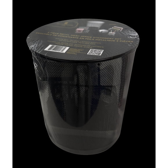 Logix Metal Mesh Office Stationary Set
