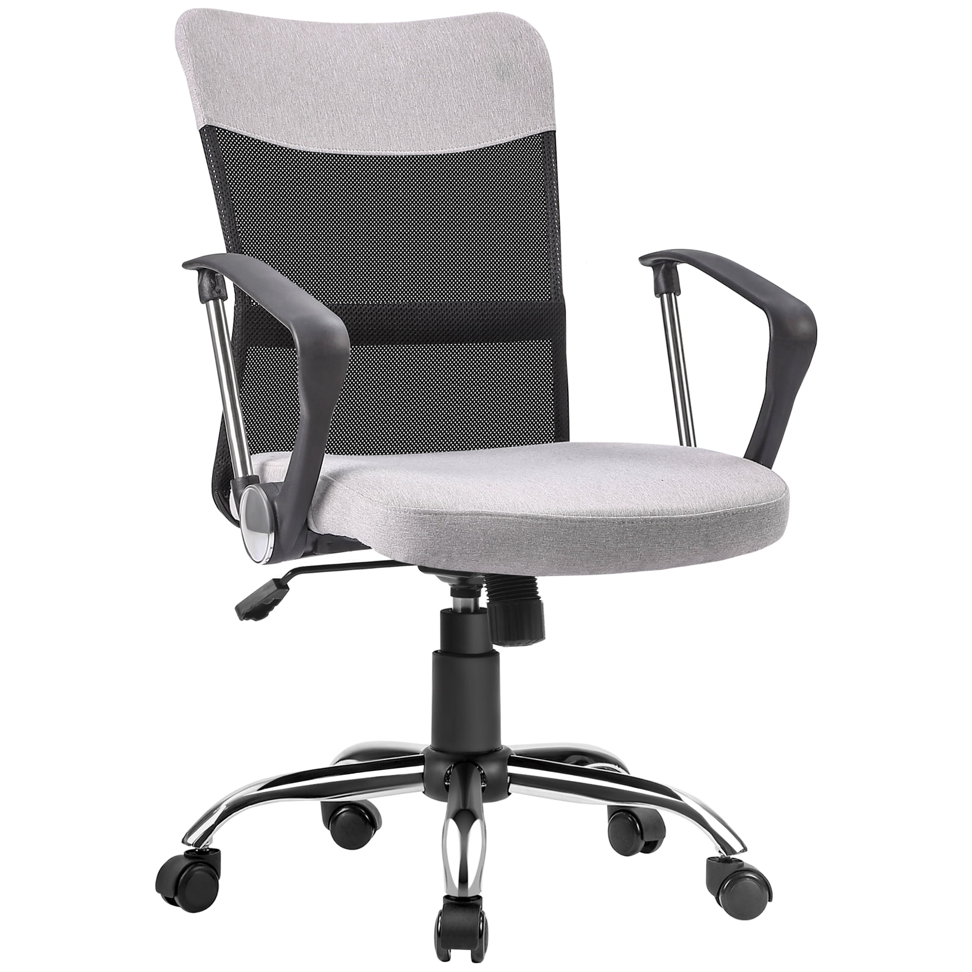 Vinsetto Ergonomic Home Office Chair w/ Armrest and Mesh Backrest