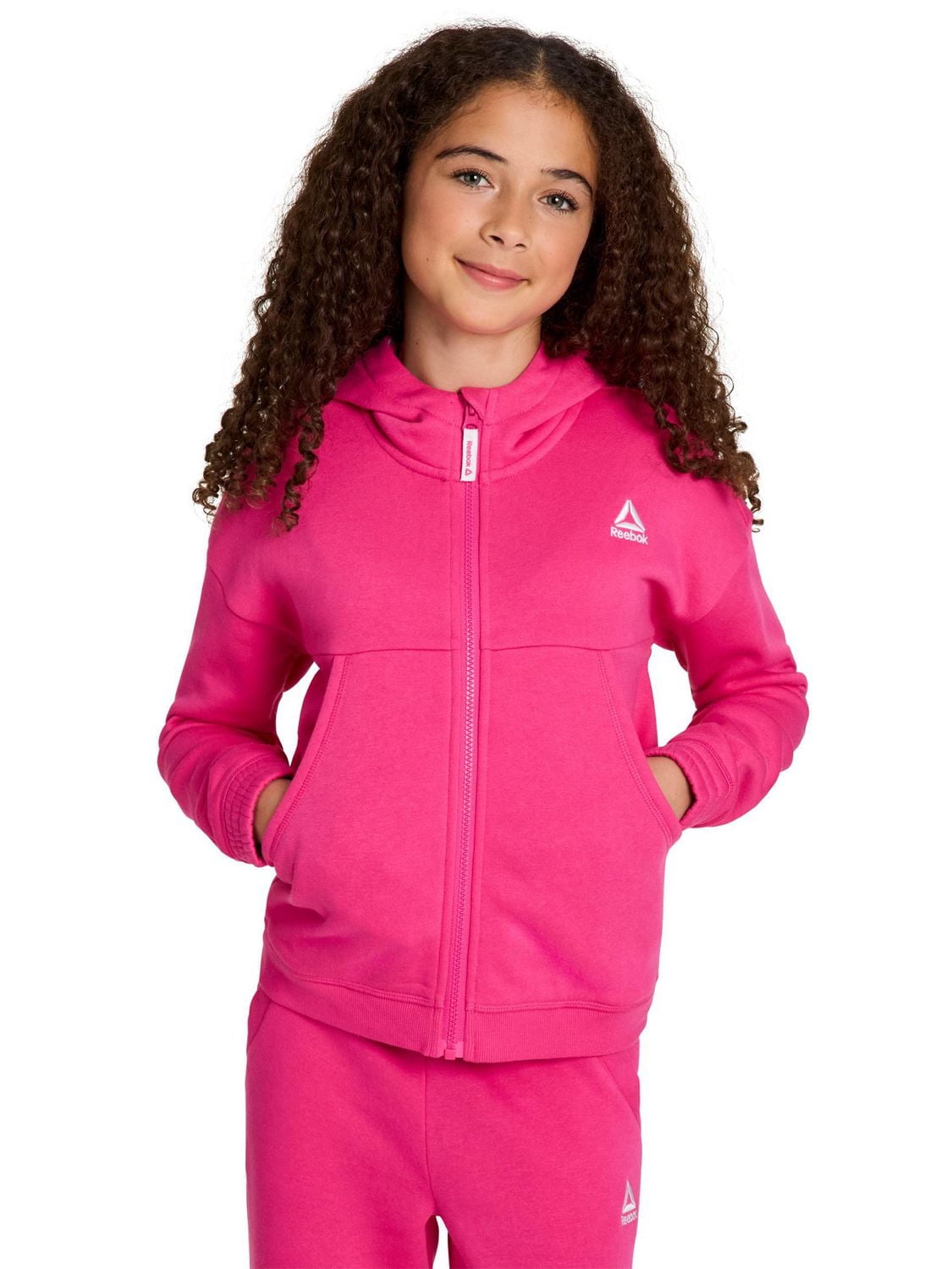 Reebok sweat à capuche zippé encore pour fille