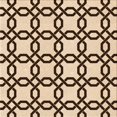 thumbnail image 1 of Ahgly Company Tapis d'Intérieur Lavable en Machine Carré Transitionnel Pêche Orange Profond, 6 Pieds Carré, 1 of 7